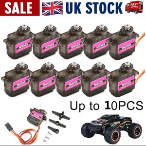 10x MG90S 9g Metal Gear Mini Servo Micro Servos Motor For RC Car Helicopter Boat - Picture 1 of 15