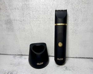 OLOV Electric Body Hair Trimmer New YP-7032 with Charging Dock – Black/Gold - Picture 1 of 14