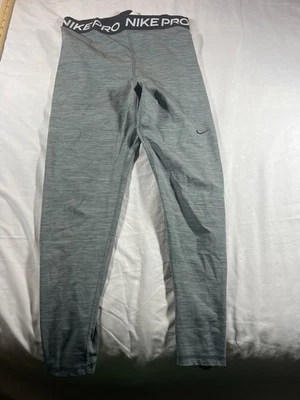 NIKE PRO Training Tights-Heather Grey Size Medium NWOT a4 - Image 1 of 4