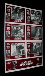 Orignl CANNIBAL APOCALYPSE CANNIBALS IN THE STREETS Australian LOBBY CARD POSTER - Picture 1 of 2