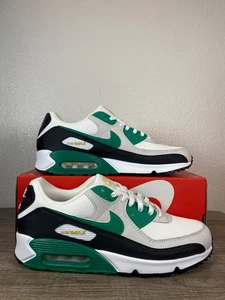 Nike Air Max 90 weiß schwarz Malachitgelb schwarz Herrenschuh FB9658-102 Größe 11 - Bild 1 von 6