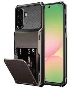 Vunake for Samsung A56 5G Phone Case with Card Holder (Max 4 Cards) Dual Layer - Zdjęcie 1 z 7