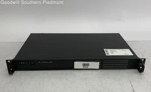 Supermicro 502-2 1U Rack Mount Server Intel Atom 330 1.60GHz 2GB RAM No HDD - Picture 1 of 7