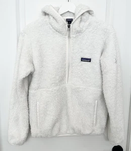 Patagonia Women's Los Gatos Hooded Pullover Yellowstone Club Birch White Size S - Picture 1 of 9