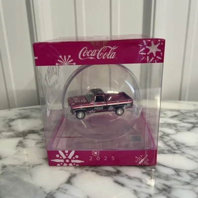 2025 M2 MACHINES Coca-Cola 1976 GMC Sierra Grande 15 Christmas Ornament - Image 1 of 4