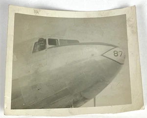 WWII Era Douglas C-47 Skytrain Pilot Cockpit Snapshot Airplane Nose 87 Photo - Picture 1 of 13