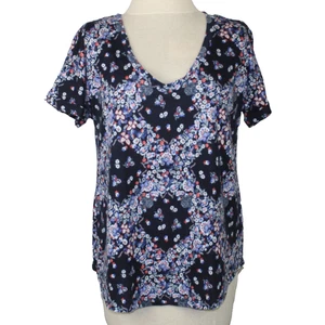 Blusa camiseta Maurices Top azul floral para mujer talla grande - Imagen 1 de 10