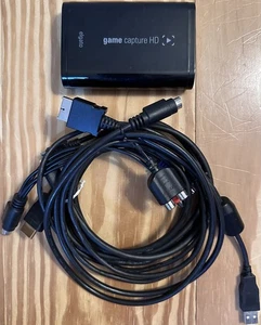 Elgato Game Capture HD 2gc309901000 with Cables! 1080p Wii PS3 Xbox SNES NES N64 - Afbeelding 1 van 5