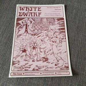 White Dwarf Magazin Ausgabe Nr. 2 #2 (Aug./Sep. 1977) - 2. Nachdruck Aug 79 - Bild 1 von 7