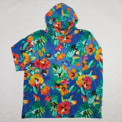 Polo Ralph Lauren Mens 3XLT Tall Hooded Floral T-Shirt Multicolor Pony Cotton - Image 1 of 4