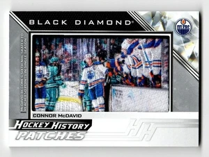 2024-25 Upper Deck Black Diamond #HHP-CM Connor McDavid Hockey History Patches - Picture 1 of 2