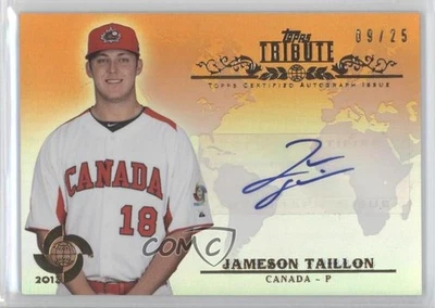 2013 Topps Tribute WBC Auto Orange /25 Jameson Taillon #WTA-JT3 Auto - Image 1 of 2