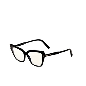 Tom Ford Women's Fashion 55 mm Shiny Black Opticals FT5948-B-001-55 - Picture 1 of 1