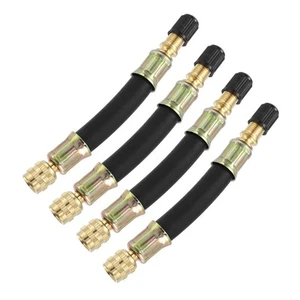 4pcs Tire Valve Extension Stem Adaptor Tool Flexible Dual Valve Stem Extender... - Picture 1 of 7