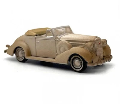 1/87 HO Scale Alloy Car Model Vintage Convertible Sports Car Model Miniature Col - Image 1 of 4
