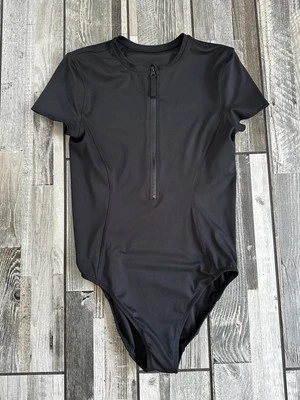 Боди на молнии Zella 3/4 черный размер средний черный - Изображение 1 из 4