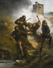 The Siege Of Saragossa  Emile Jean Horace Vernet  1819 Peninsular War Print