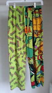  Nickelodeon Boys Size S 28/30 Ninja Turtle Sleep Pants/Pajama Bottoms Pre-owned