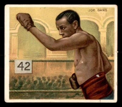 1910 T218 Champions Boxing #38 Joe Gans (Boxer) VG *e1 - Image 1 of 2