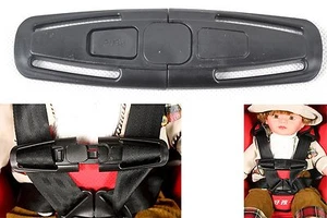 Car Baby Safety Seat Strap Belt Harness Chest Child Clip Buckle Latch Nylon 5pcs - Picture 1 of 2