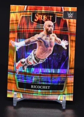 Ricochet 2022 WWE Select ORANGE FLASH Concourse #26 Smack Down - Image 1 of 2
