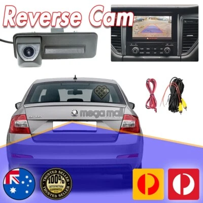 REVERSE CAM For SKODA OCTAVIA Handle Backup Camera Fit WITH BOOT SWITCH - Image 1 of 4