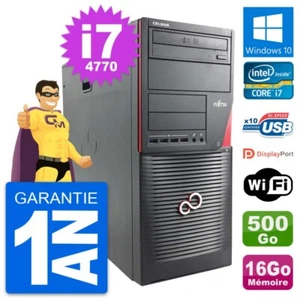 PC tour Fujitsu Celsius W530 Core i7-4770 RAM 16Go Scheibe 500Go Windows 10 Wifi - Bild 1 von 7