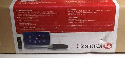 Controlador doméstico Control4 HC-200 C4-HC200B-E-B-NR Foto 1 de 4