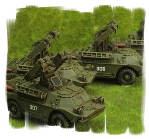 Painted!!! - Soviet Gaskin AA  Platoon  (4 vehicles) 15mm WW3  Team Yankee - Picture 1 of 2