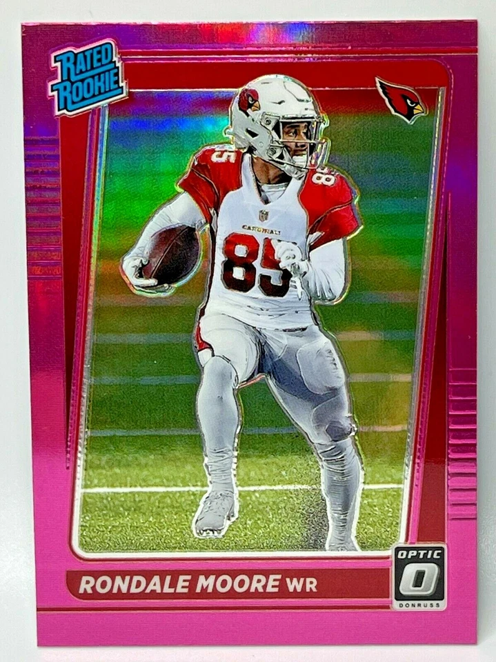 Rondale Moore PINK OPTIC PREVIEW SP 2021 Donruss #P-269 Rated Rookie  - Image 1 of 1
