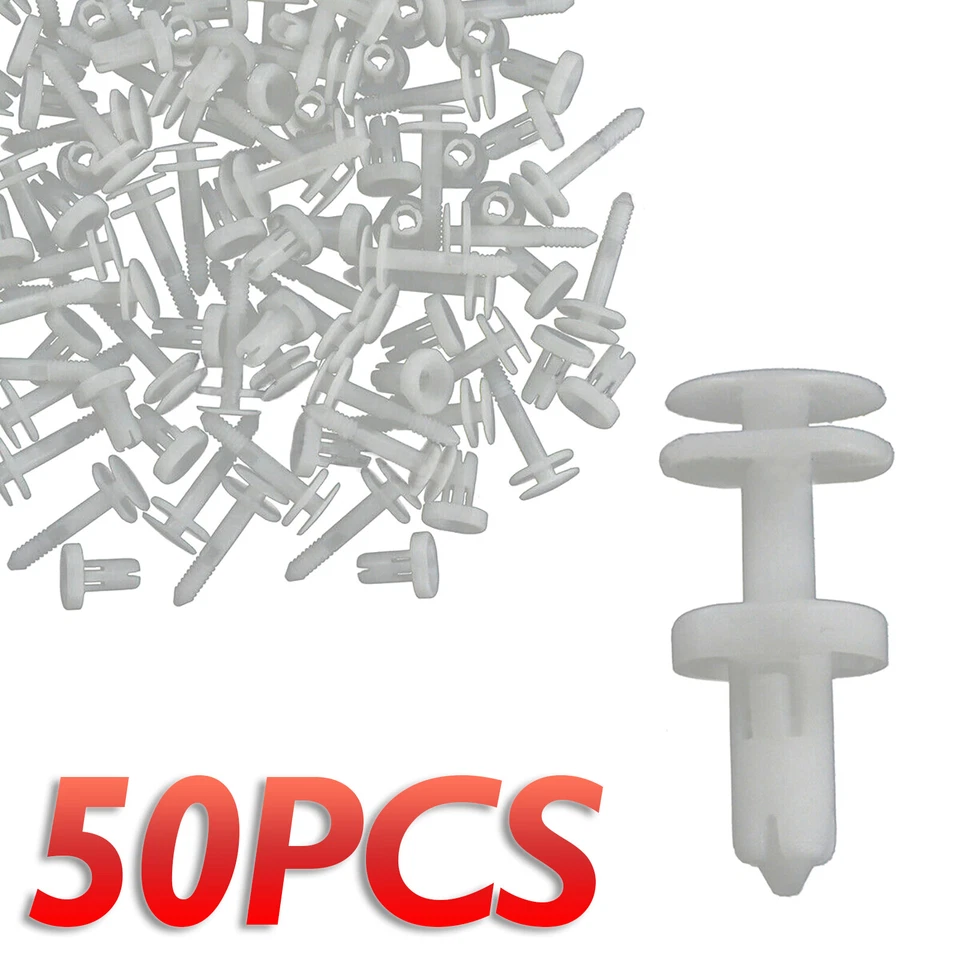 50x Clips de retención de panel de moldura de puerta para Chevy K1500 1995 1996 1997 1998 1999 Foto 1 de 4