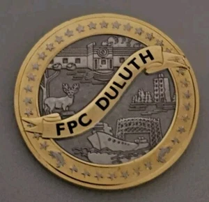 Federal Bureau of Prison FPC Duluth, MN Challenge Coin - Picture 1 of 2