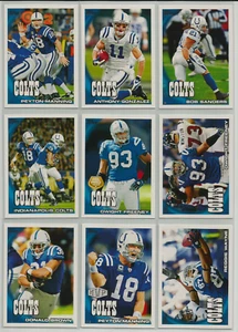 2010 Topps Indianapolis Colts Team Set Clark Reggie Wayne Peyton Manning 18 - Imagen 1 de 1