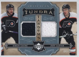 * 2007-08 UD Artifacts Tundra Tandems Icy Blue Simon Gagne / Jeff Carter [04/50] - Picture 1 of 2