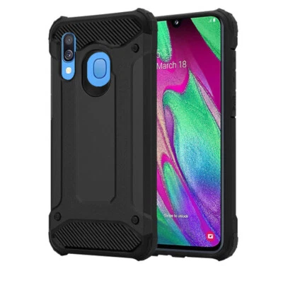 HPO Armor Outdoor Handy Case für Samsung Galaxy A40 A405 Panzer Schutz Etui Silikon