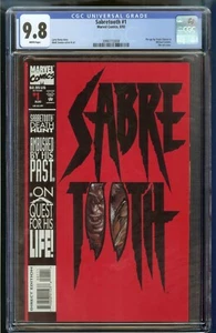 Cubierta troquelada Sabretooth #1 CGC 9,8 - Imagen 1 de 4