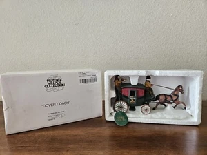 Vintage Dept 56 Dover Coach Dickens Village. Versione 2. Nella scatola originale. 45090B - Foto 1 di 10