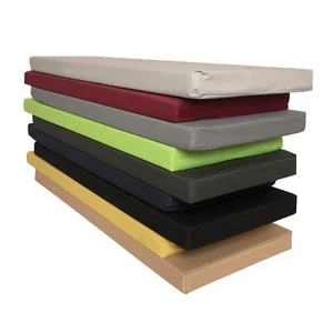Water-Resistant Outdoor Bench Pad 2-4 Seater Cushion Seat Patio Garden Furniture - Picture 1 of 88
