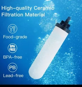 4 Pcs FACHIOO 7 Ceramic Filter Replacement Filters Candle Activated Carbon f - Picture 1 of 9