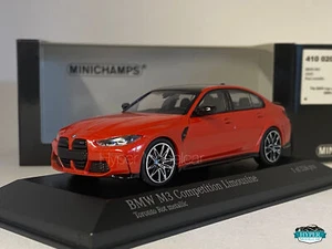MINICHAMPS 1/43 BMW 3.0 3-SERIES M3 G80 RED MET 2020 ART.410020205 - Picture 1 of 3