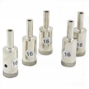 5 piezas sierras de orificio de diamante de 8-25 mm brocas de taladro de borde súper delgado herramientas lapidarias para piedra - Imagen 1 de 112