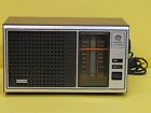 GENERAL ELECTRIC AM/FM RADIO MODEL 7-4115A WOOD GRAIN FINISH vintage. 