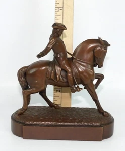 Vintage Jennings Bros Paul Revere Bronze Sculpture Cyrus E Dallin Rare! - Picture 1 of 10