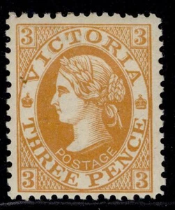 AUSTRALIA - Victoria EDVII SG420b, 3d naranja opaco-buff, M COMO NUEVO. - Imagen 1 de 1