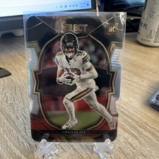 Chris Olave 2022 Select Rookie RC Concourse Die-Cut Black Red Prizm Saints