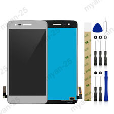 Silver LG Aristo LV3 LCD Touch Screen Digitizer Assembly ± Frame Replacement