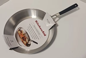 KitchenAid Premium Stainless Steel 12 Inch/30 cm Fry Pan - Picture 1 of 2