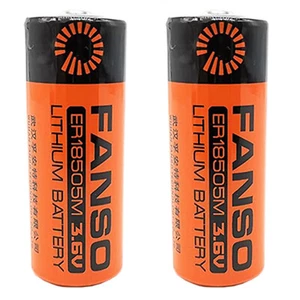 2 Pack ER18505M 3.6V Battery 3500mAh Water Meter PLC Battery Non-Rechargeable - Picture 1 of 5