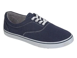DEK M676C Herren Canvas 4 Augen Gepolsterter Kragen Freizeit Deck Schuhe Turnschuhe - Bild 1 von 2