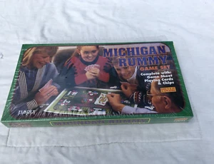 1994 NOS SEALED Michigan Rummy Game Set Fundex Games 2634 Cards Chips~Ships Free - Picture 1 of 3